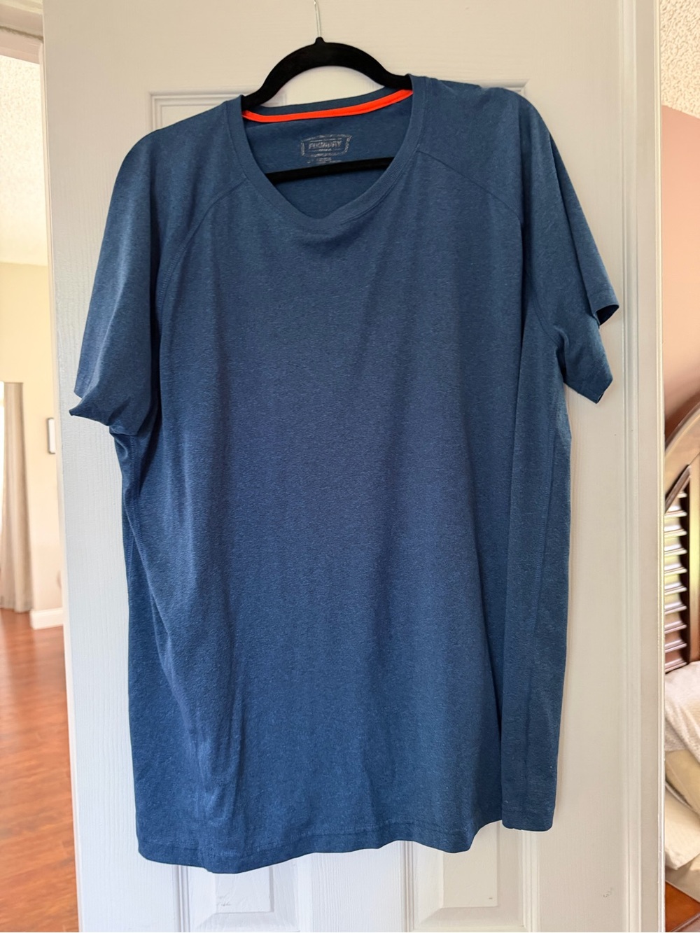 The Foundry Supply Co. Men's Heathered Blue Short-Sleeve Crewneck Tee